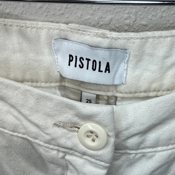 Pistola Morgan Cargo High Rise‎ Pants in Cream - size 25 - Picture 4 of 15